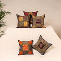 Kutch Hand Embroidered Mirror Work Cushion Cover (Set of 5) 14