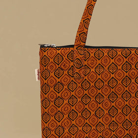 Handcrafted Cotton Quilted Handbag 11