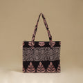 Handcrafted Cotton Quilted Handbag 12