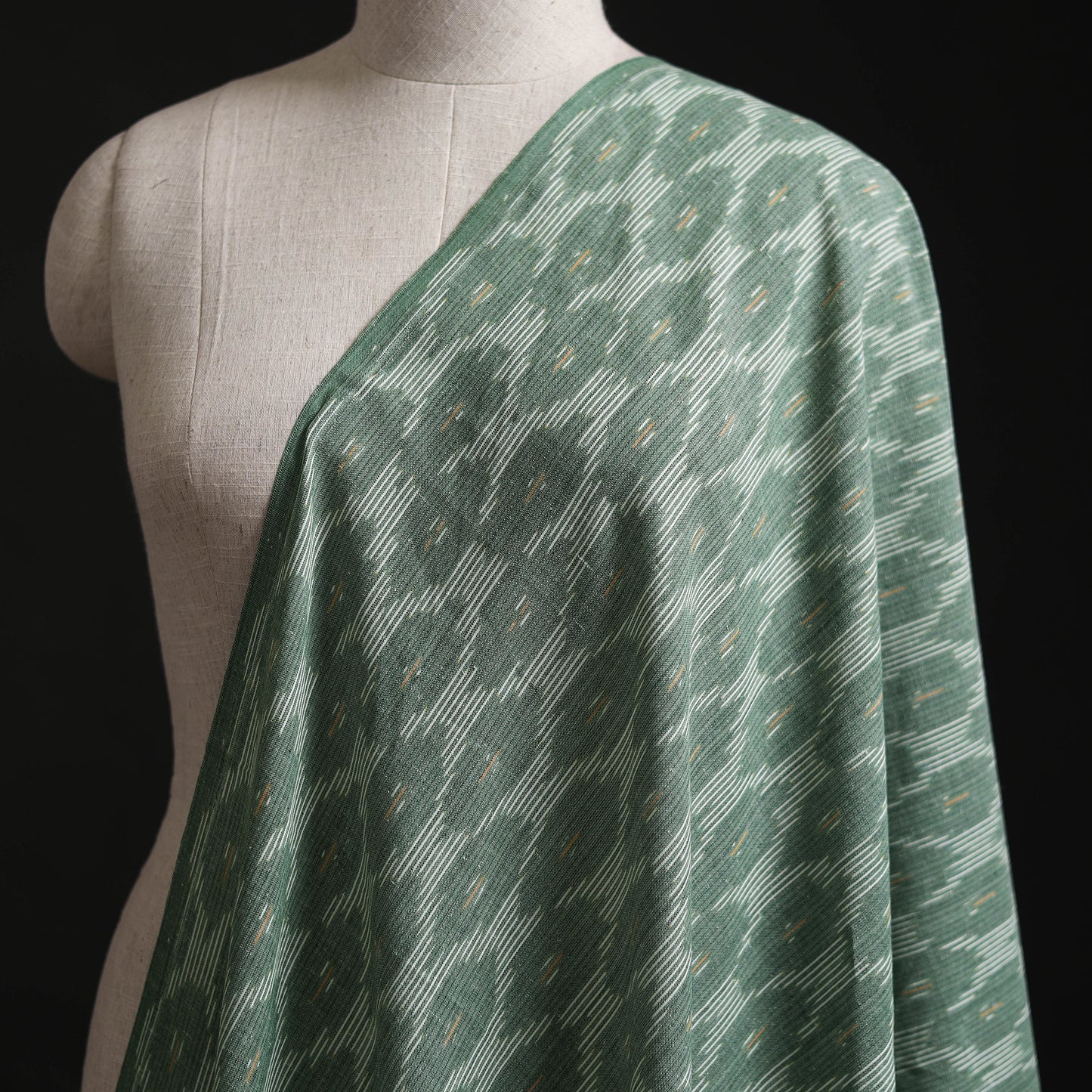 Pochampally Ikat Weave Cotton Fabric 07