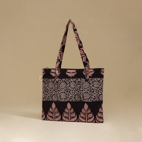 Handcrafted Cotton Quilted Handbag 12