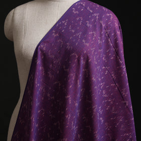 Purple - pochampally ikat weave cotton fabric 08