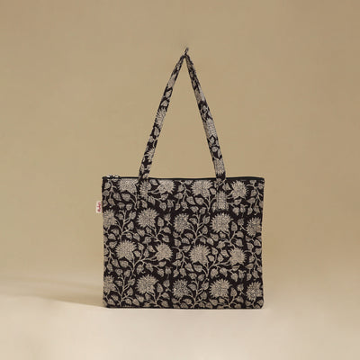 Handcrafted Cotton Quilted Handbag 15