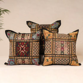 Kutch Hand Embroidered Mirror Work Cushion Cover (Set of 5) 17