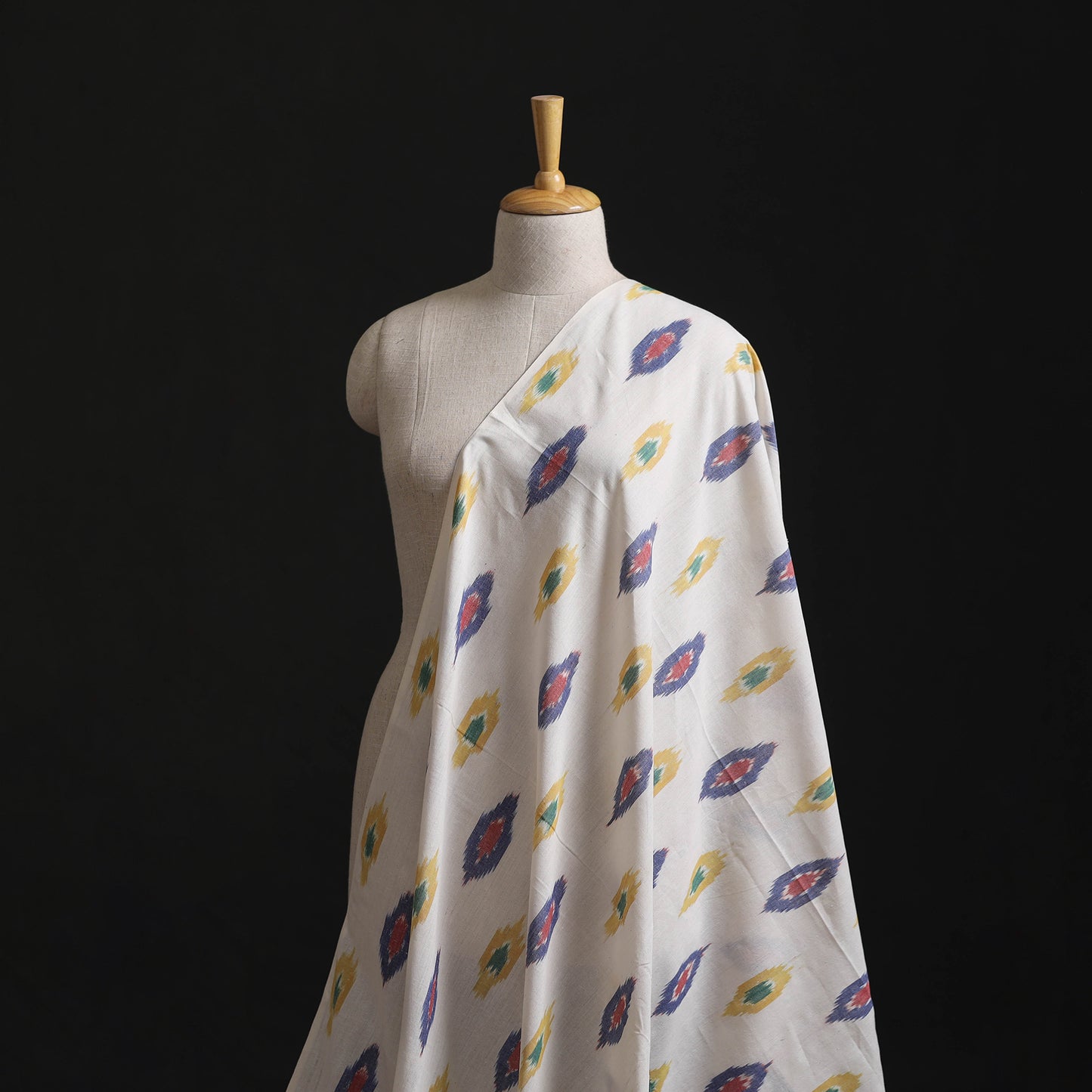 Pochampally Ikat Weave Cotton Fabric 12