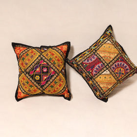 Kutch Hand Embroidered Mirror Work Cushion Cover (Set of 5) 20