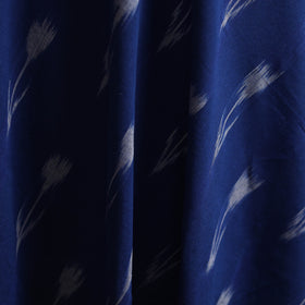 Blue - Pochampally Ikat Weave Cotton Fabric 13