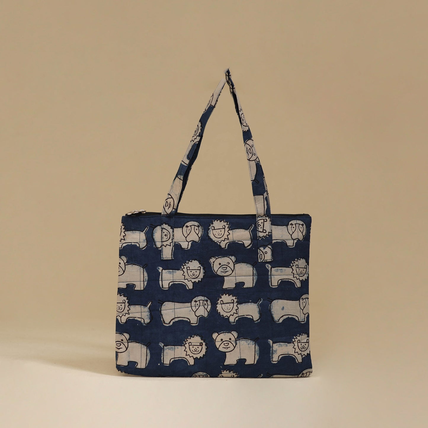 Handcrafted Cotton Quilted Handbag 20