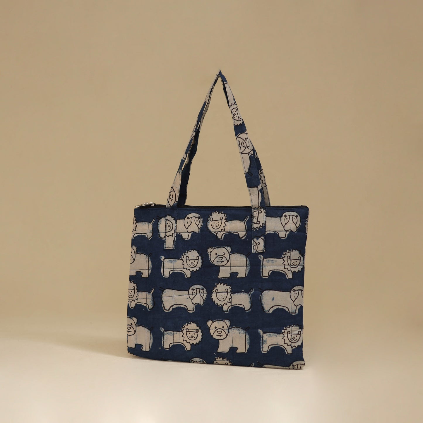 Handcrafted Cotton Quilted Handbag 20
