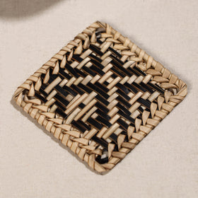  Handmade Water Hyacinth Coasters from Assam (Set Of 6) 