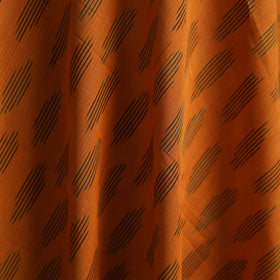 Orange - Pochampally Ikat Weave Cotton Fabric 14
