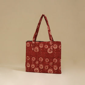 Handcrafted Cotton Quilted Handbag 21