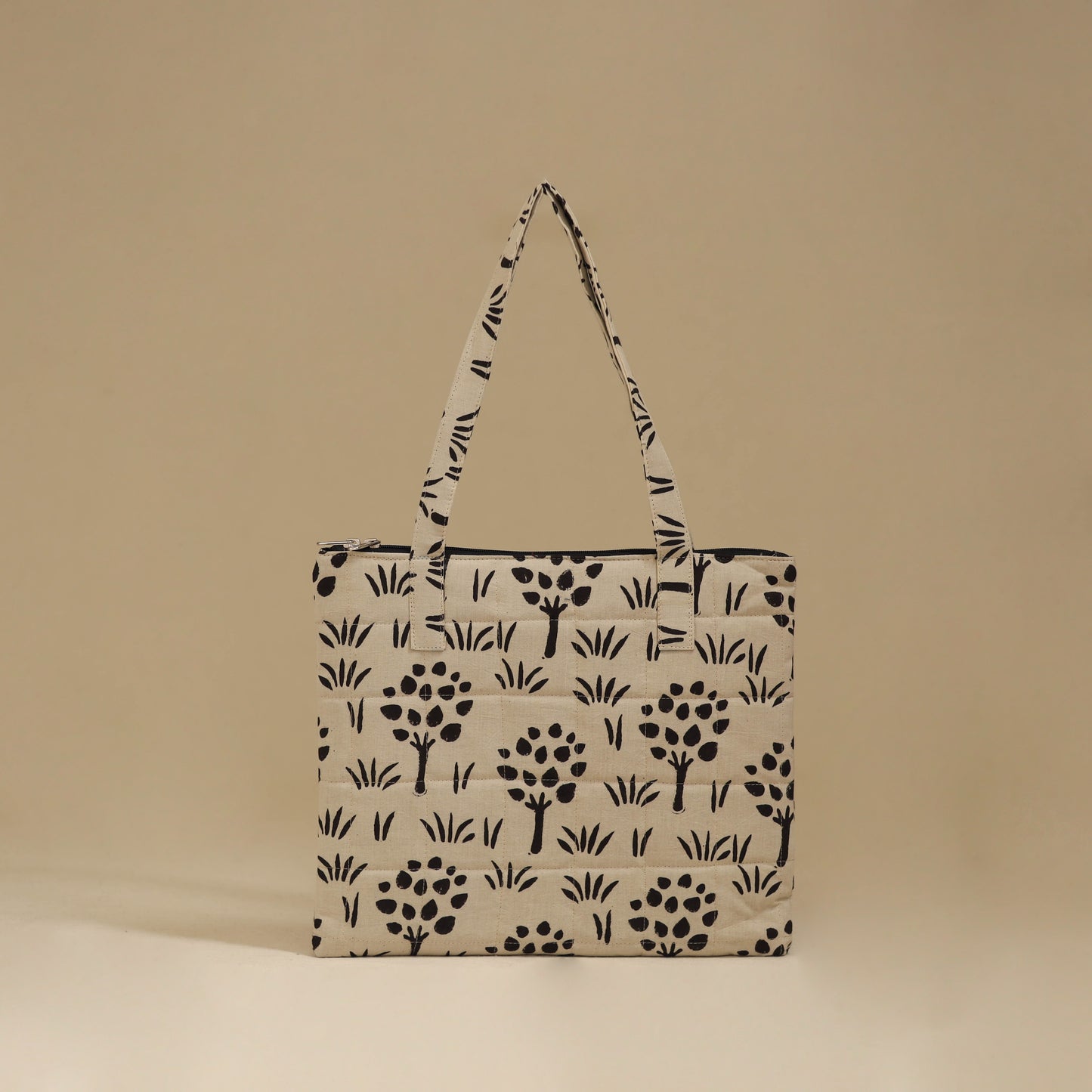 Handcrafted Cotton Quilted Handbag 22