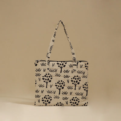 Handcrafted Cotton Quilted Handbag 22