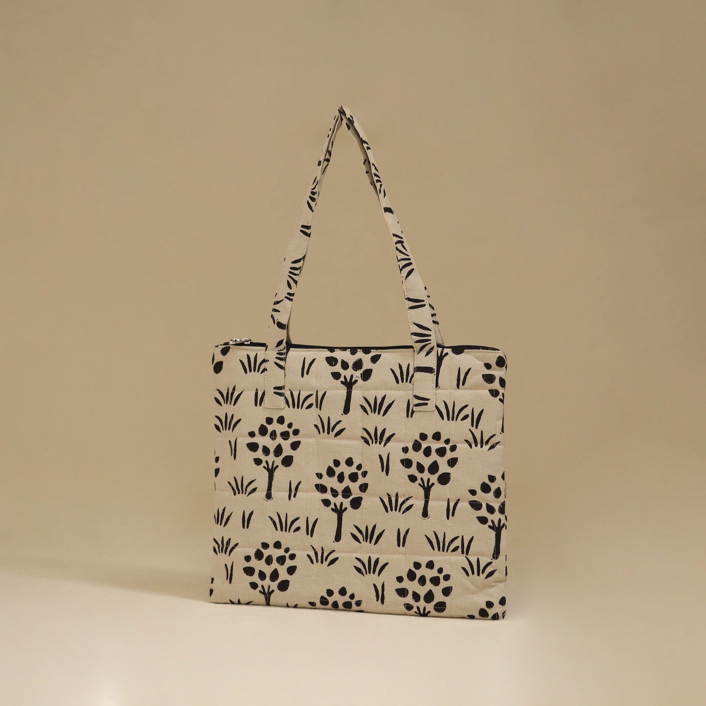 Handcrafted Cotton Quilted Handbag 22