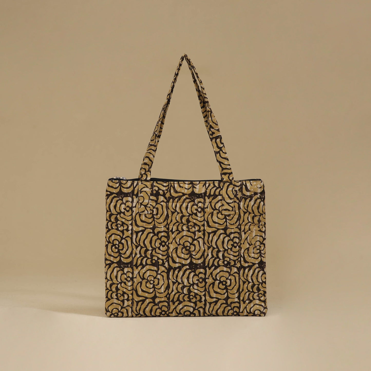 Handcrafted Cotton Quilted Handbag 24