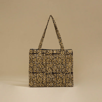 Handcrafted Cotton Quilted Handbag 24