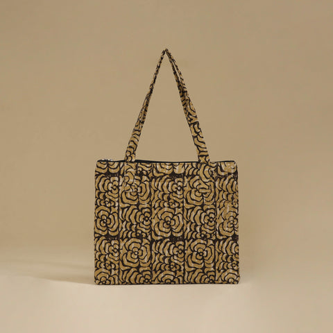 Handcrafted Cotton Quilted Handbag 24