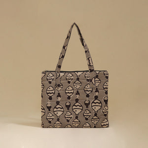 Handcrafted Cotton Quilted Handbag 25