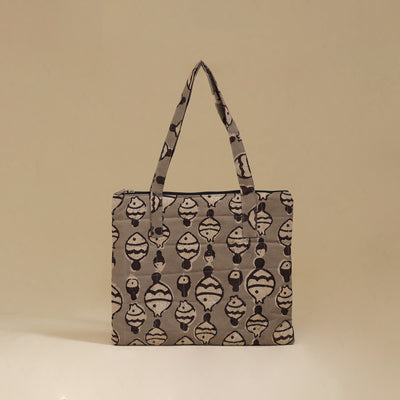 Handcrafted Cotton Quilted Handbag 25