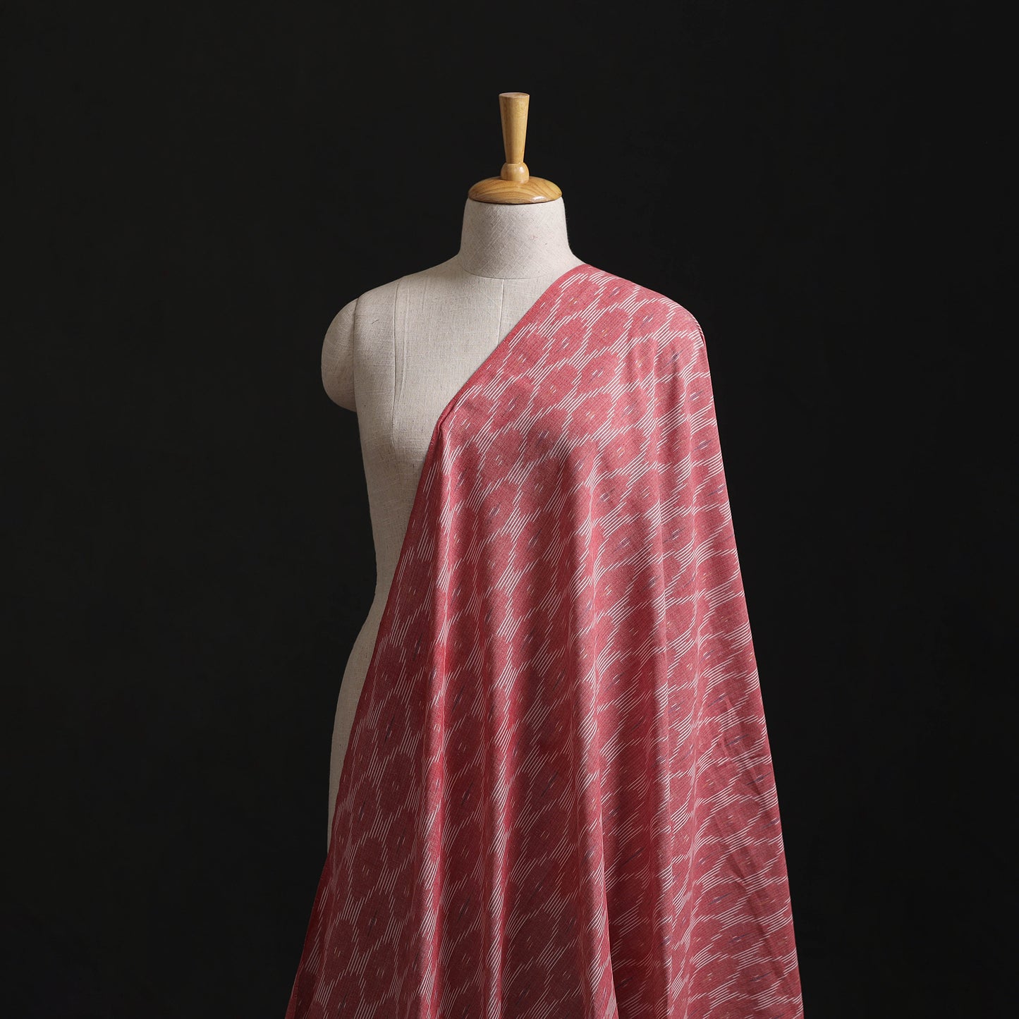 Pochampally Ikat Weave Cotton Fabric 17