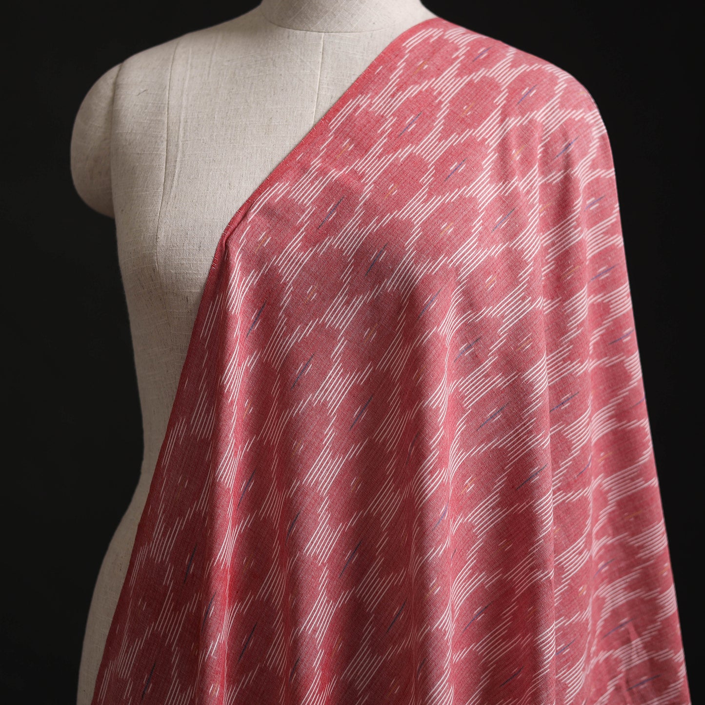 Pochampally Ikat Weave Cotton Fabric 17