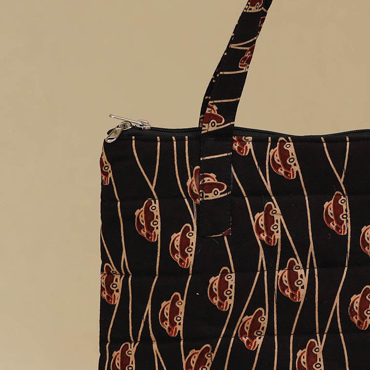 Handcrafted Cotton Quilted Handbag 27