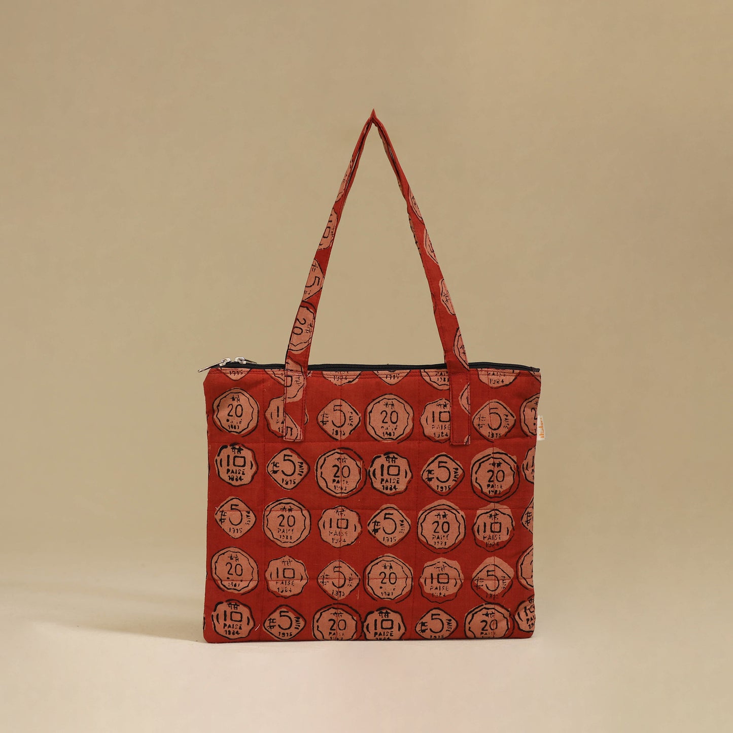 Handcrafted Cotton Quilted Handbag 28