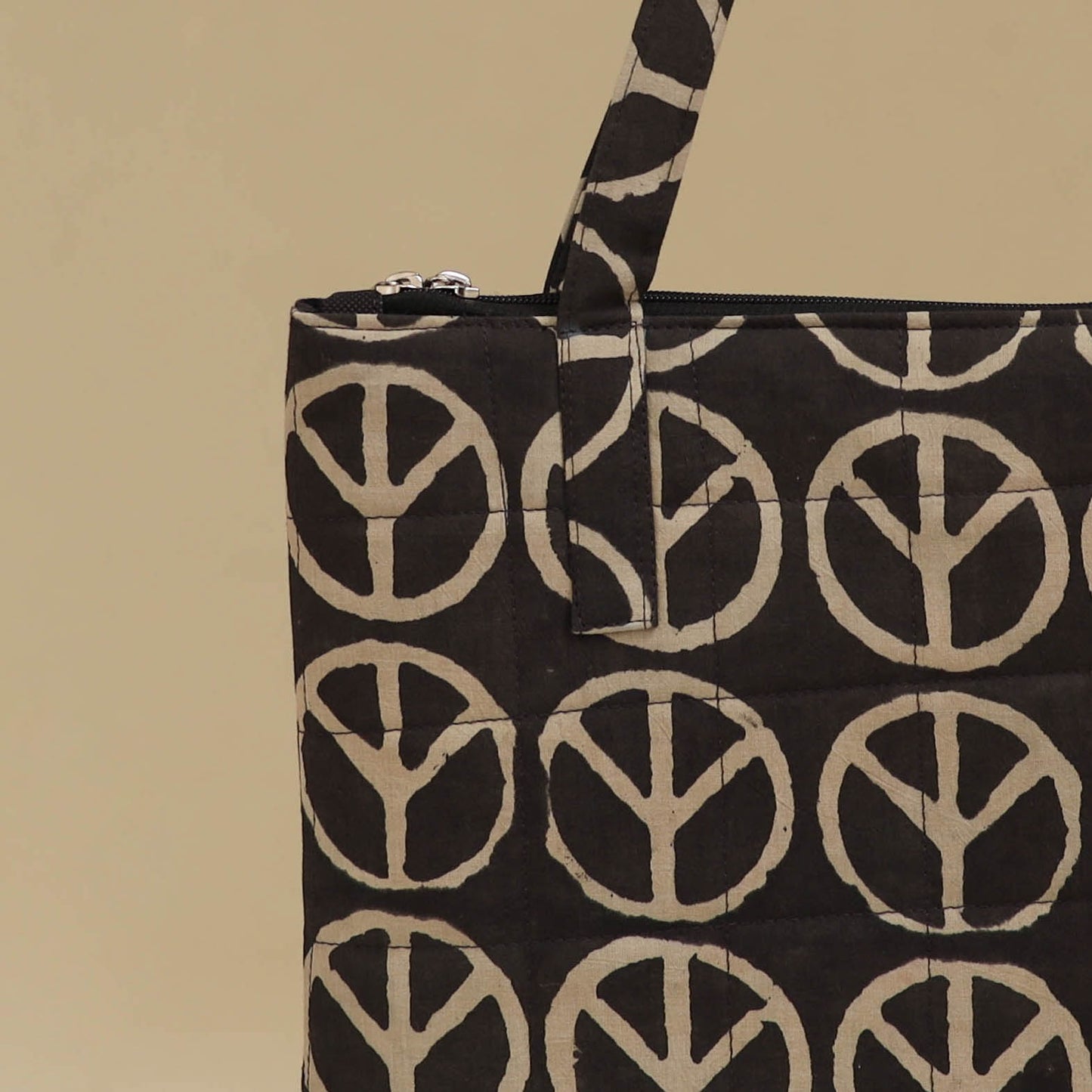 Handcrafted Cotton Quilted Handbag 32