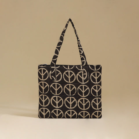 Handcrafted Cotton Quilted Handbag 32