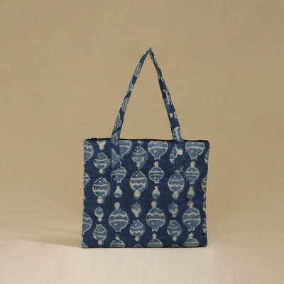 Handcrafted Cotton Quilted Handbag 33