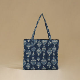 Handcrafted Cotton Quilted Handbag 33