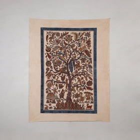 Kalamkari Art Wall Hanging with Tree of life Motif by Pitchuka Srinivas (72 x 60 in) 09
