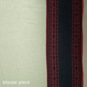 Buy Green Bengal Woven Border Handloom Cotton Saree