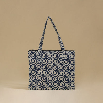 Handcrafted Cotton Quilted Handbag 34