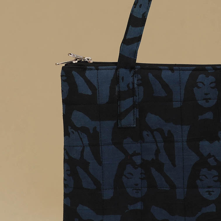 Handcrafted Cotton Quilted Handbag 36
