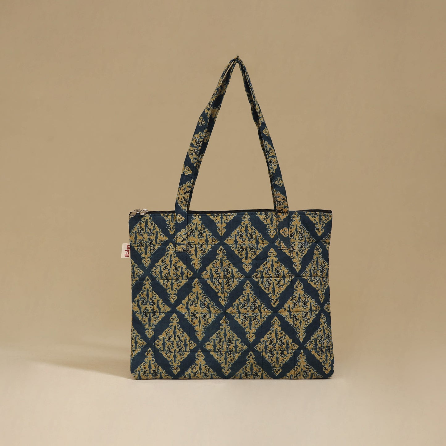 Handcrafted Cotton Quilted Handbag 39