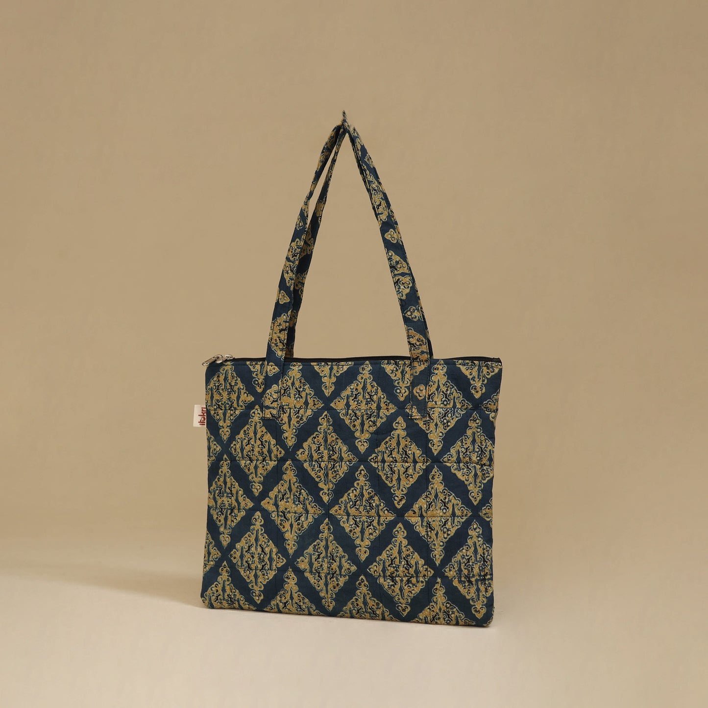Handcrafted Cotton Quilted Handbag 39