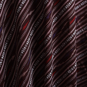 Maroon - Cotton Pochampally Dabi Ikat Fabric 03
