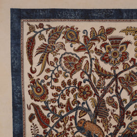 Multicolor - Kalamkari Art Wall Hanging with Tree of life Motif by Pitchuka Srinivas (72 x 60 in) 04