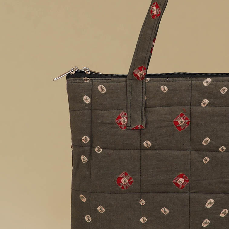 Handcrafted Cotton Quilted Handbag 42