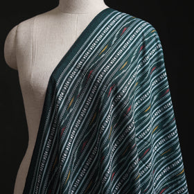 Green - Cotton Pochampally Dabi Ikat Fabric 05