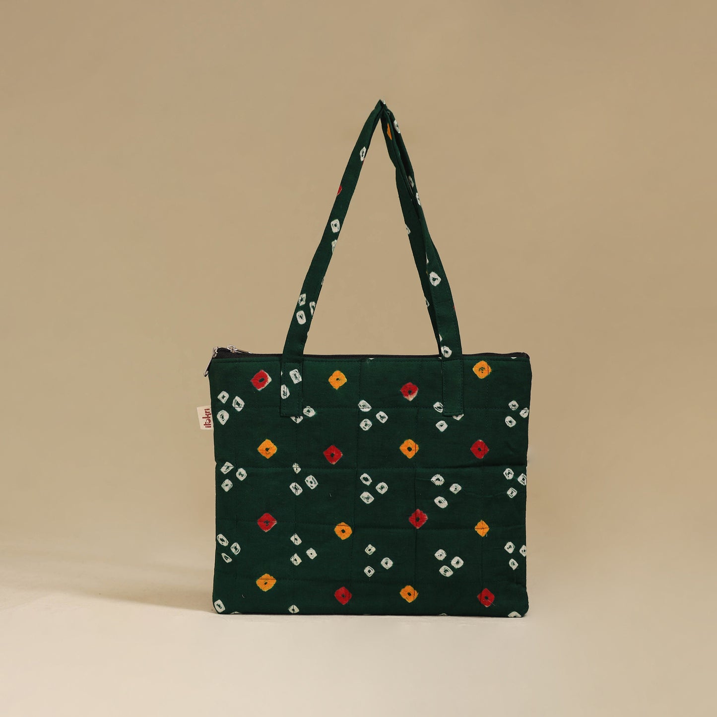 Handcrafted Cotton Quilted Handbag 43