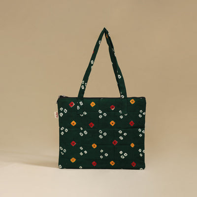 Handcrafted Cotton Quilted Handbag 43