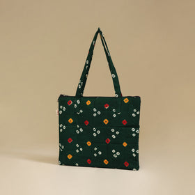 Handcrafted Cotton Quilted Handbag 43