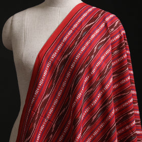 Red - Cotton Pochampally Dabi Ikat Fabric 06