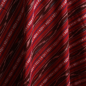 Red - Cotton Pochampally Dabi Ikat Fabric 06