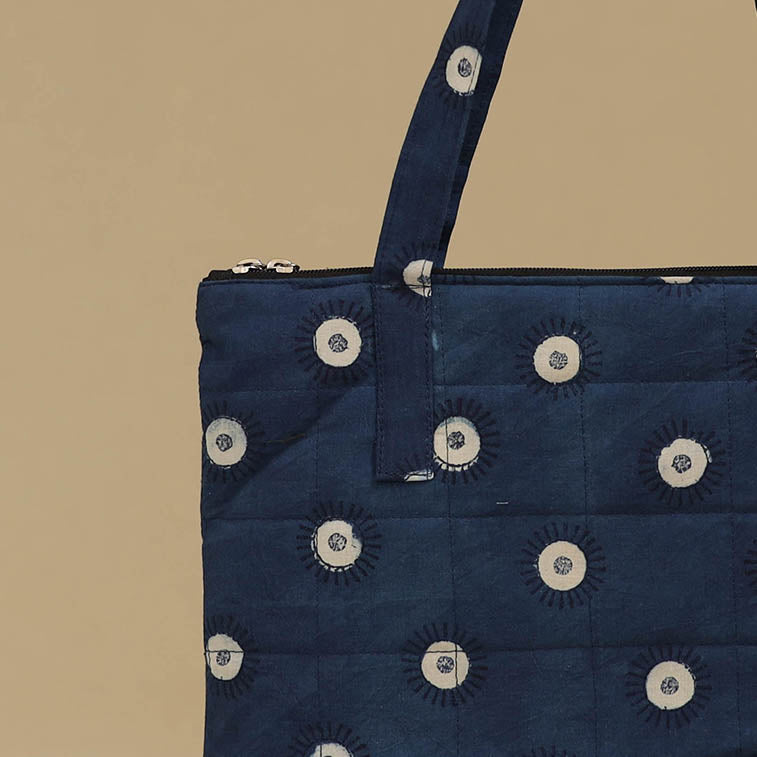 Handcrafted Cotton Quilted Handbag 46