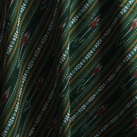 Green - Cotton Pochampally Dabi Ikat Fabric 07