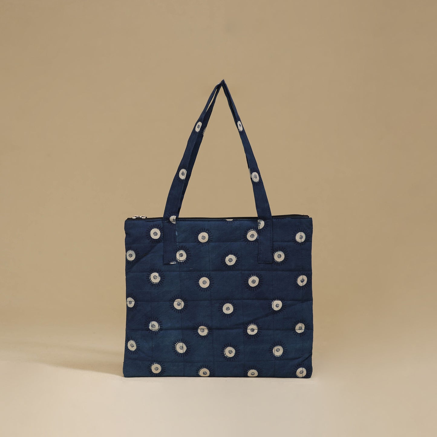 Handcrafted Cotton Quilted Handbag 46